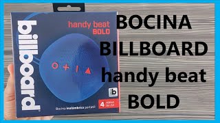 Bocina bluetooth BILLBOARD BOLD a solo 19501 mxn 5 WATS con 4 horas de uso [upl. by Ehrenberg]