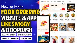 How to Make a Food Ordering amp Delivery Website amp Mobile APP With WordPress amp FoodBook [upl. by Natsyrt]