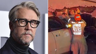 Succession star Alan Ruck involved in Hollywood pizzeria crash [upl. by Adnawuj931]