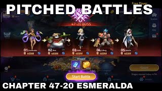 PITCHED BATTLES  CHAPTER 4720 ESMERALDA ► MOBILE LEGENDS ADVENTURE [upl. by Fiedling]