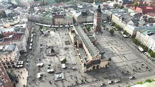 Kraków z lotu dronaCracow Poland by drone Mavic 3 Classic 4K 30 FPS [upl. by Thalassa321]