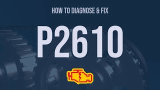 How to Diagnose and Fix P2610 Engine Code  OBD II Trouble Code Explain [upl. by Raff]