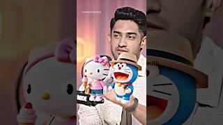 Fun with doraemon amp Thugesh 😂  TheMotorMouth Thugesh  shorts podcast [upl. by Ianej234]