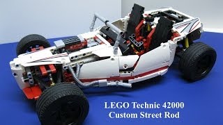 LEGO Technic 42000 Custom Street Rod Review [upl. by Denney]