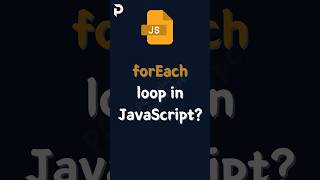 forEach loop in JavaScript  JavaScript Interview Questions shorts js javascript [upl. by Ahsined]