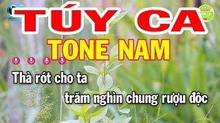 Karaoke Túy Ca Tone Nam  Mi Thứ  Nhạc Sống Mới 2023  Karaoke Xóm Lộ [upl. by Stu784]