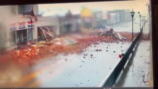 Caught on camera EF2 tornado destroys building in South Carolina [upl. by Nnaihs]