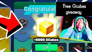 Free Gcubes giveaway in blockman go  Blockman go Gcubes hack [upl. by Ynnub]