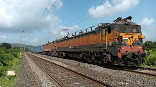 Twins Kalyan WCAG1 with BCN Freight  Indian Railways [upl. by Lundell303]