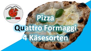 Pizza Quattro Formaggi  4 Käse [upl. by Hamo]