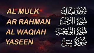 Relaxing Quran Recitation for Stress Relief Surah Yasin AL Mulk Al Waqiah Ar Rahman [upl. by Pals556]