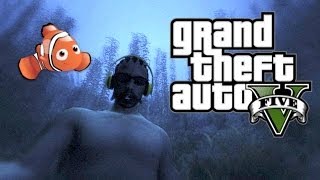 GTA 5 Finding Nemo GTA Online Under Water Glitch [upl. by Zamora511]