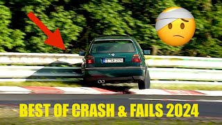 Nürburgring BEST OF CRASH FAILS amp Highlights Nordschleife Touristenfahrten 2024 [upl. by Grethel]