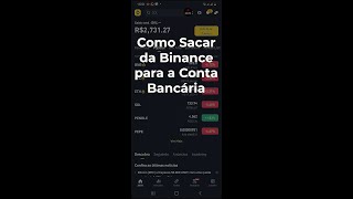 Como Sacar da Binance para a Conta Bancária  Rápido e Fácil [upl. by Tengdin]