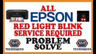 how to fix red light blinking error in epson L380 L220 L360 L310 all epson printer models [upl. by Latterll]