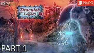 Draculas Legacy GAMEPLAY Part 1  Hidden Object Game Walkthrough No Commentary Nintendo Switch [upl. by Cave]