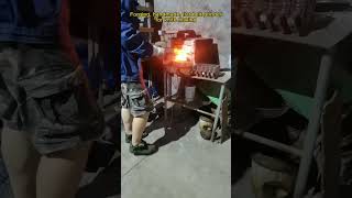 Flat metal plate surface belt grinding machine for knife making [upl. by Novad391]