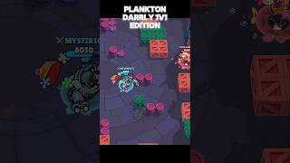 1v3 PLANKTON DARRYL EDITION DUELS shorts brawlstars [upl. by Asial]