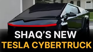 Shaqs New Widebody Carbon Fiber Tesla Cybertruck Elon Musks Reaction [upl. by Hcahsem]