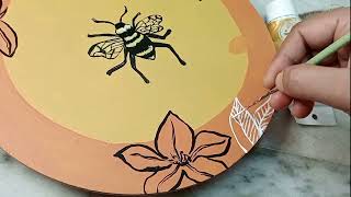 cake board craft idea  waste cake board crafting [upl. by Arrehs]