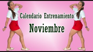 Calendario de Entrenamiento Noviembre 2023 [upl. by Loria157]