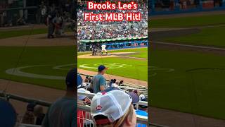 Brooks Lee’s First Major League Hit mntwins mlb [upl. by Hamil]