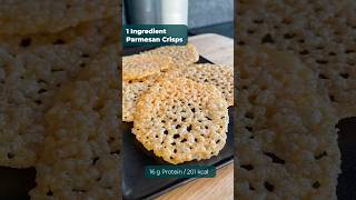 Delicious Parmesan Crisps 🧀 1 Ingredient Recipe parmesancheese [upl. by Lishe]