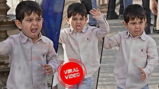 Jeh Ali Khan Video Going Viral  Kareena Kapoor and Saif Ali Khan son Teasing Paps [upl. by Ford]