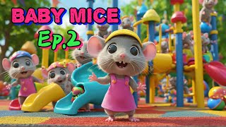 Baby mice in school Nursery Rhymes amp Kids Songs [upl. by Ahsenal]