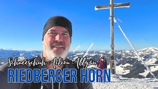 Gipfelglück im Schnee Riedberger Horn SchneeschuhAbenteuer vlog 168 [upl. by Shevlo]