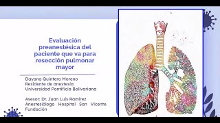 Valoración preoperatoria del paciente que va a resección pulmonar mayor [upl. by Dorrie216]