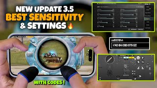 NEW😱 BEST SENSITIVITY amp SETTINGS 2024🔥 4 Finger Claw Gyroscope  35  Version 35 Icemire Frontier [upl. by Akila]