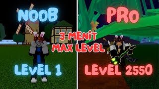 3 MENIT LANGSUNG LEVEL MAX  TIPS AND TRICK AGAR CEPAT LEVEL MAX [upl. by Drofxer]