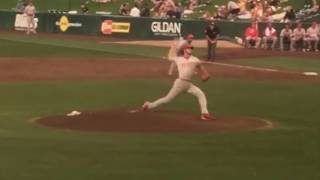 Dakota Hudson RHP Cardinals 080517  TripleA Memphis Pacific Coast League [upl. by Cointon679]