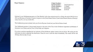 CPAP users who filed claims for recalled machines are receiving their checks [upl. by Redienhcs]