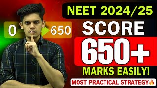 Neet 2024 How to Score 650 Marks🔥 Most Practical Strategy Prashant Kirad [upl. by Namso]