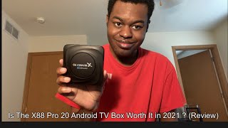 Is The X88 Pro 20 Android TV Box Worth It in 2021  Review [upl. by Ahsirhcal865]