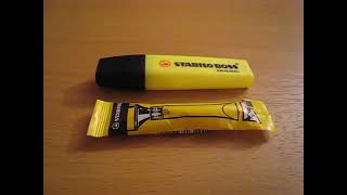 How to reload a Stabilo Boss® highlighter Come ricaricare un evidenziatore Stabilo Boss® [upl. by Carma896]