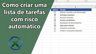 Lista de tarefas automática no Excel  Como usar controle de formulário [upl. by Melton]