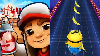 Subway Surfers VS Minion Rush  Gameplay Mobile Game Walkthrough Android Ios Gaming All Levels [upl. by Nylesoy]