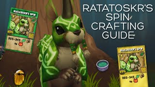 Wizard101 Crafting Ratatoskrs Spin [upl. by Adyan852]