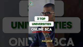 Top 3 Online BCA Colleges in India  Best Online College for BCA [upl. by Akkim]