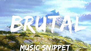 Olivia Rodrigo  brutal Lyrics  Music on time [upl. by Toms]