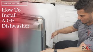 How To Install A GE Dishwasher  Installation [upl. by Meesak]