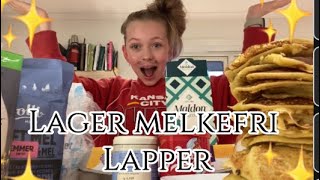 Lager Melkefri Lapper Pannekaker [upl. by Jsandye]