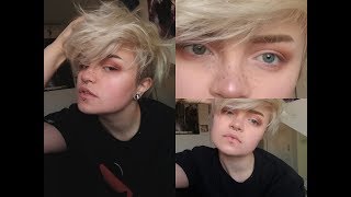 CUTE BUT ANDROGYNOUS MAKEUP TUTORIAL [upl. by Mortensen213]