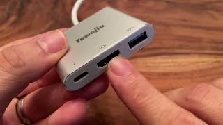 Tuwejia USB C HDMI Multiport Adapter Review My experience [upl. by Moorish]