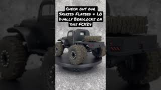 Skirted Flatbed and 10 Duallys fcx24 flatbed dually wheels tires 3dprint 3dprinted gazoorc [upl. by Eenhpad]