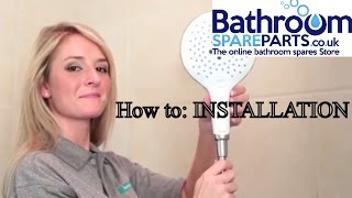 How to Install Raindance Select 150 Handshower [upl. by Eliam]