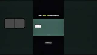 Singly Linked List Implementation  shorts shortsfeed youtubeshorts [upl. by Fernandes]